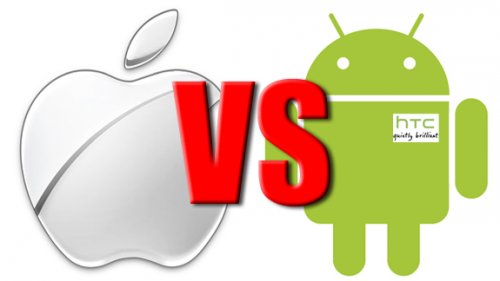 Apple       Android- HTC